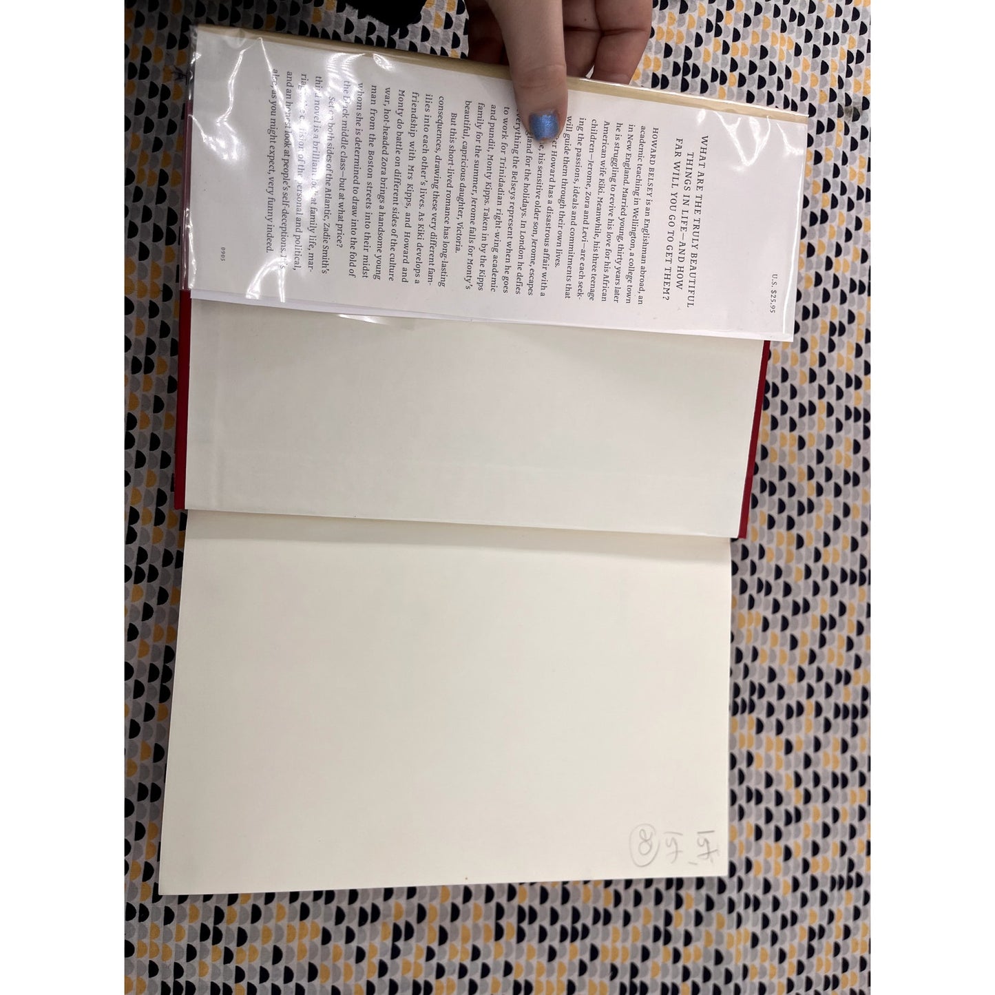 On Beauty - Zadie Smith - Penguin Press - Hardcover 1st Edition 1st Printing