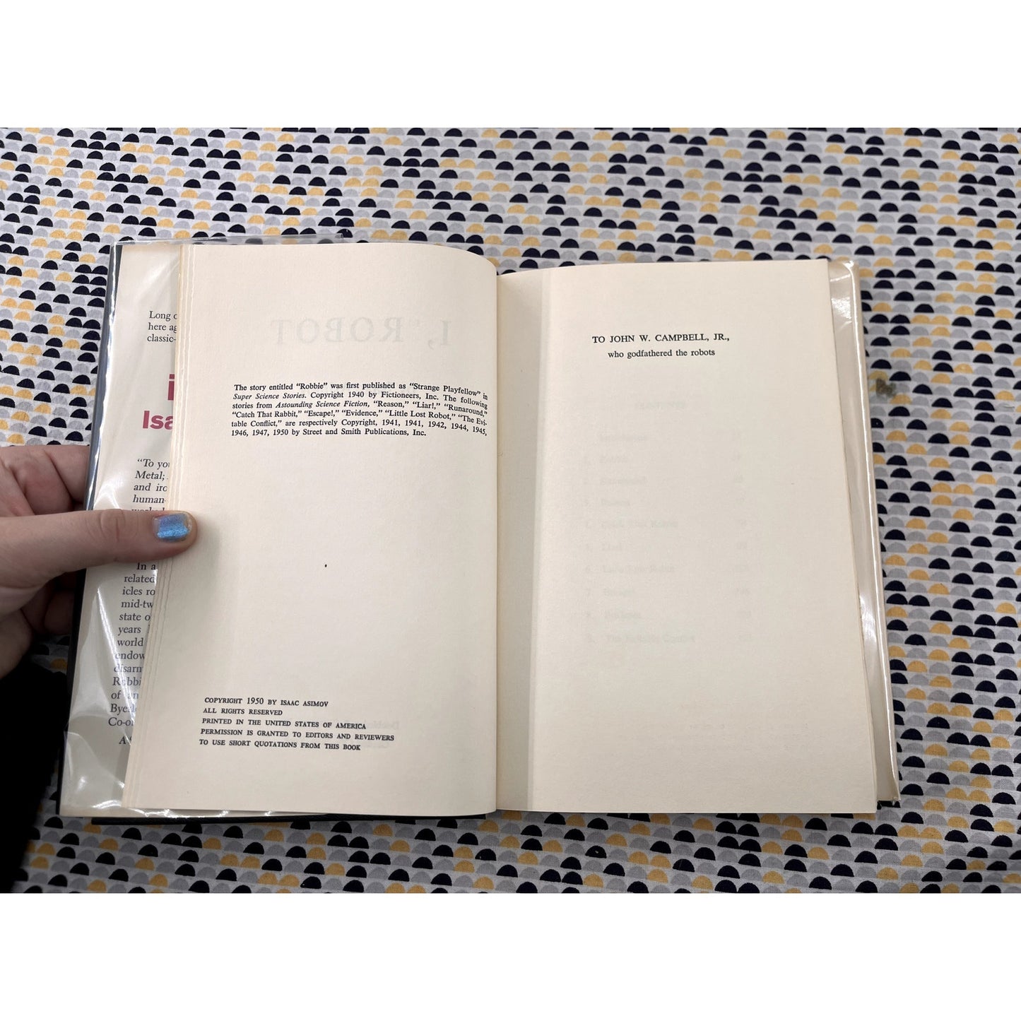 I, Robot - Isaac Asimov - Hardcover - Doubleday Science Fiction - Club Edition