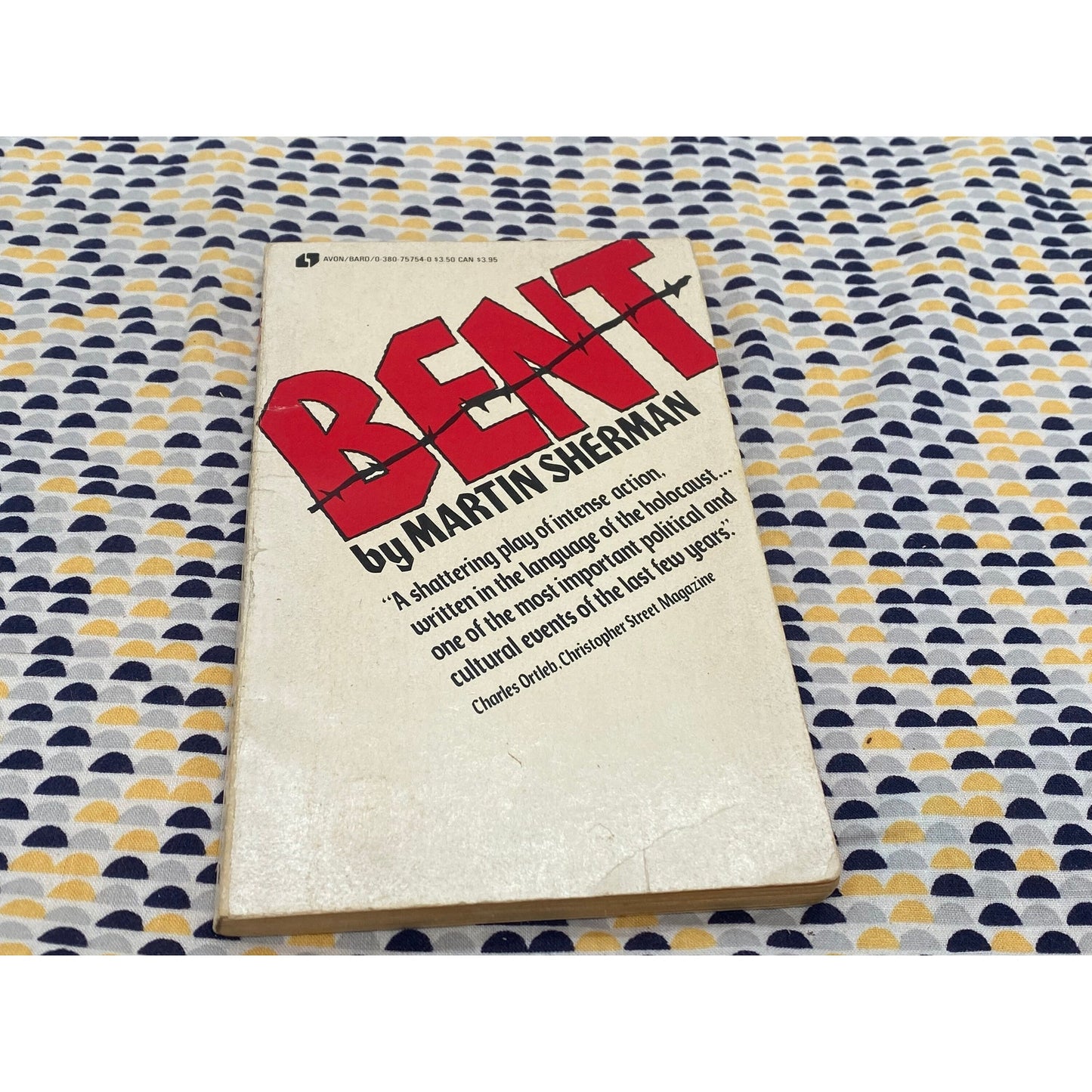 Bent - Martin Sherman - Vintage Paperback Book - Avon / Bard Edition