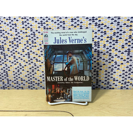 Master Of The World - Jules Verne - Vintage Paperback - ACE D-504