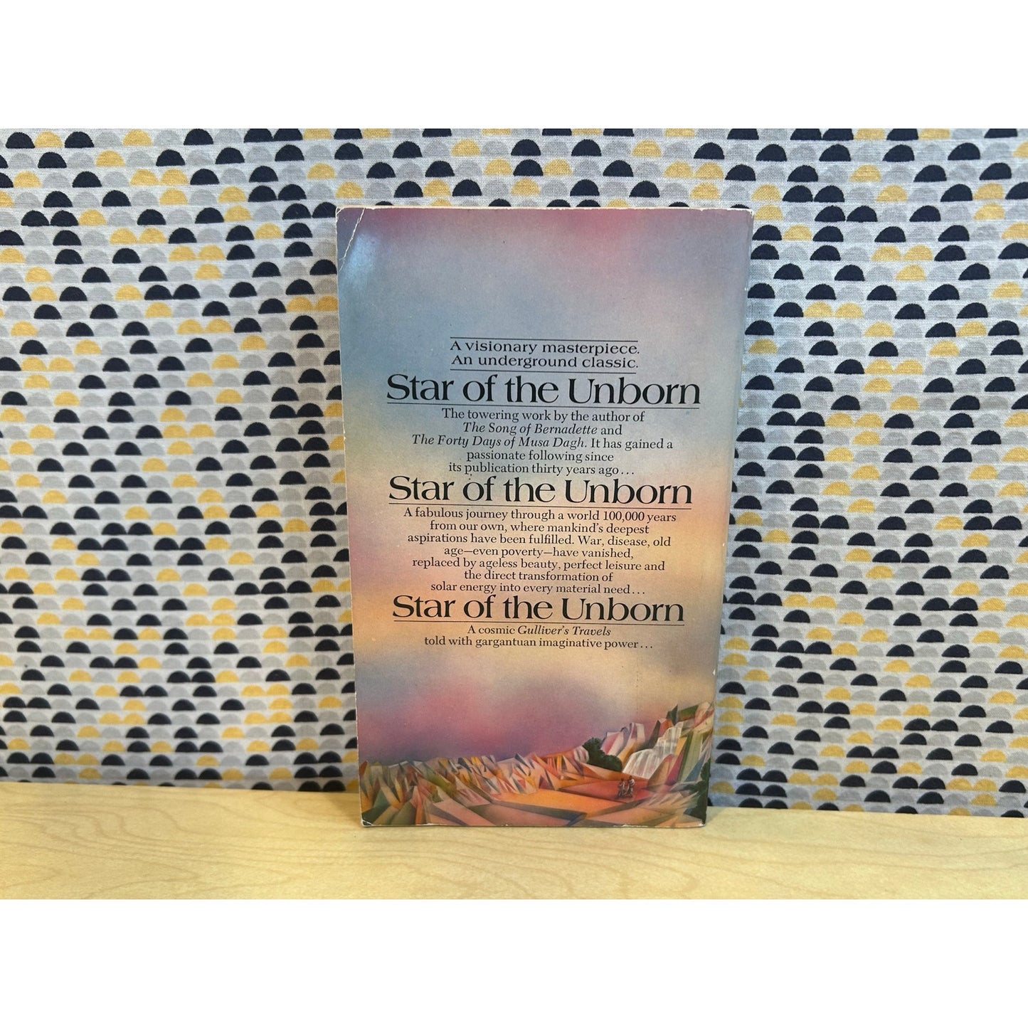 Star of the Unborn - Franz Werfel - Vintage Paperback Book - Bantam Edition