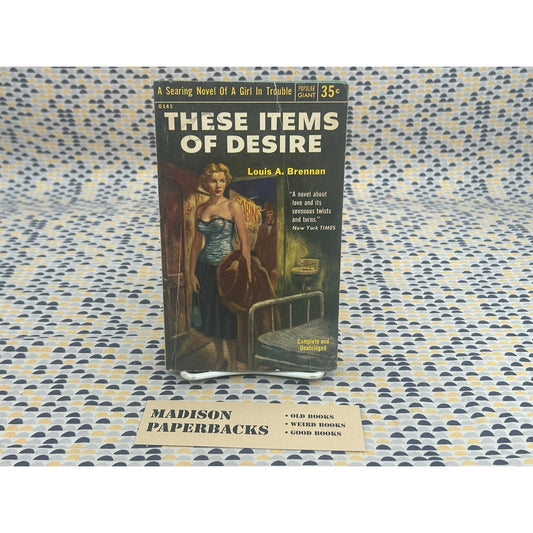 These Items of Desire - Louis A. Brennan - Popular Giant G141 - Vintage Paperbacks