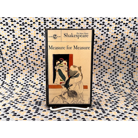 Measure for Measure - William Shakespeare - Vintage Paperback - Milton Glaser Cover Art - Signet Classics Edition