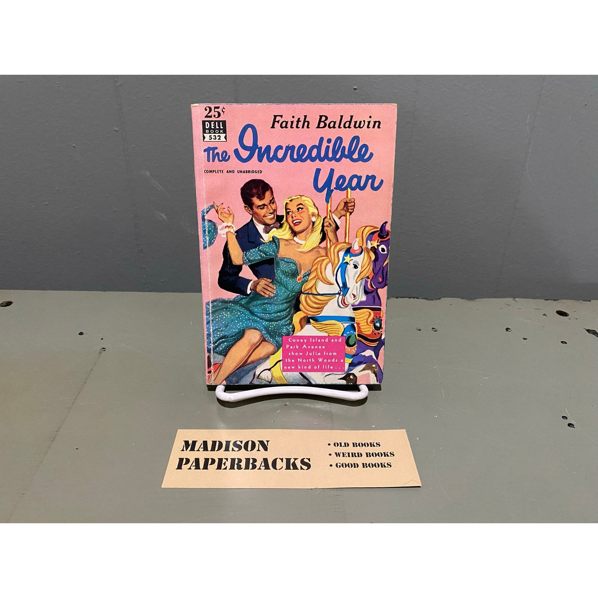 The Incredible Year - Faith Baldwin - Dell 532 - Mapback - Vintage Paperbacks