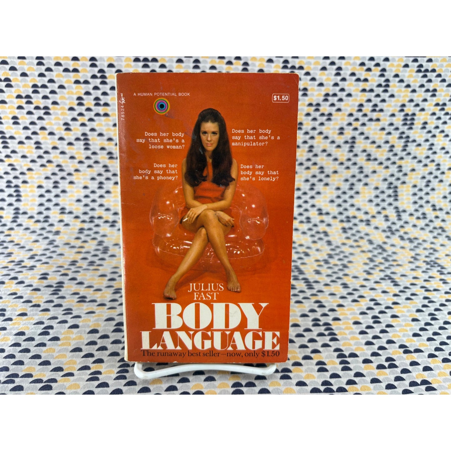 Body Language - Julius Fast - Vintage Paperback Book - Pocket Books Edition