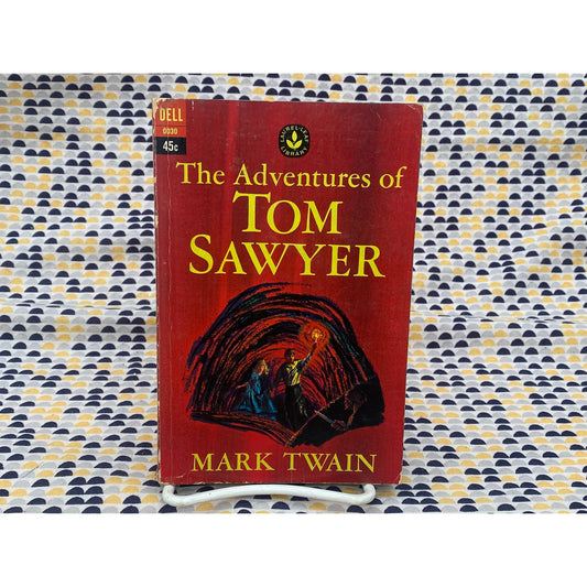 The Adventures of Tom Sawyer - Mark Twain - Vintage Paperback Book - Dell Ed