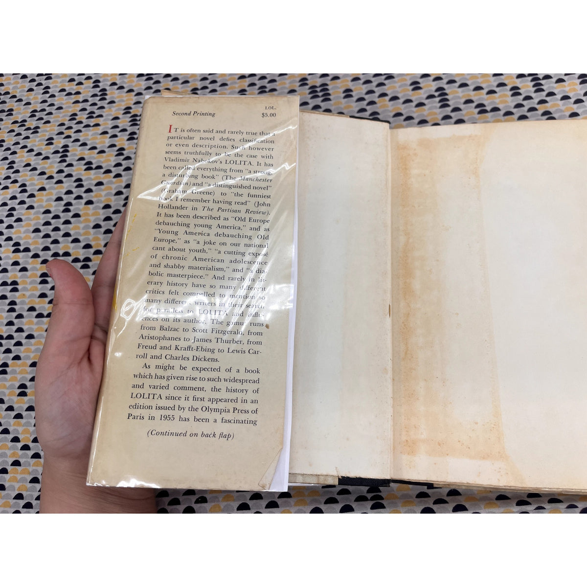 Lolita - Vladimir Nabokov - Putnam Books - Hardcover - 2nd Printing