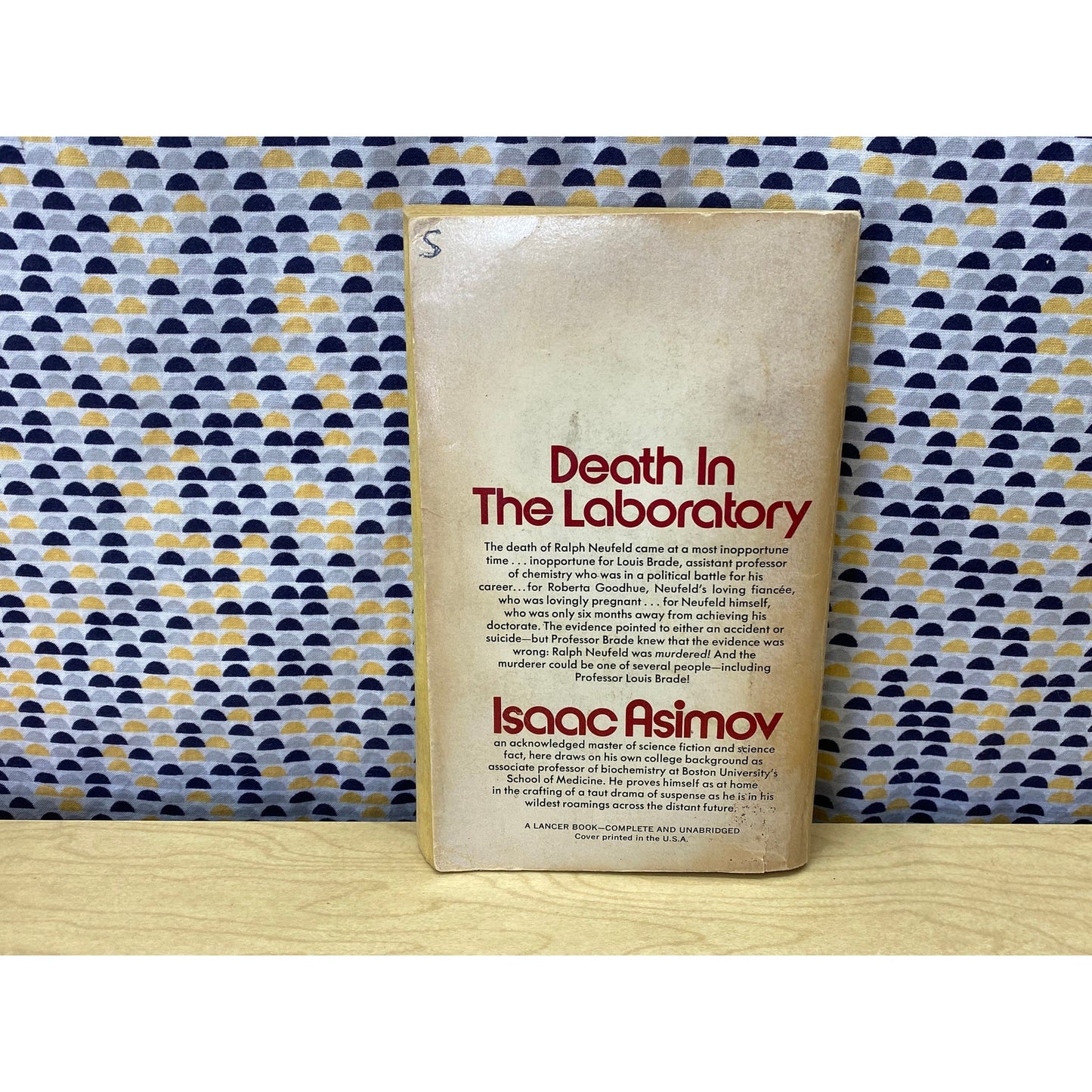 A Whiff of Death - Isaac Asimov - Vintage Paperback Book - Lancer Books