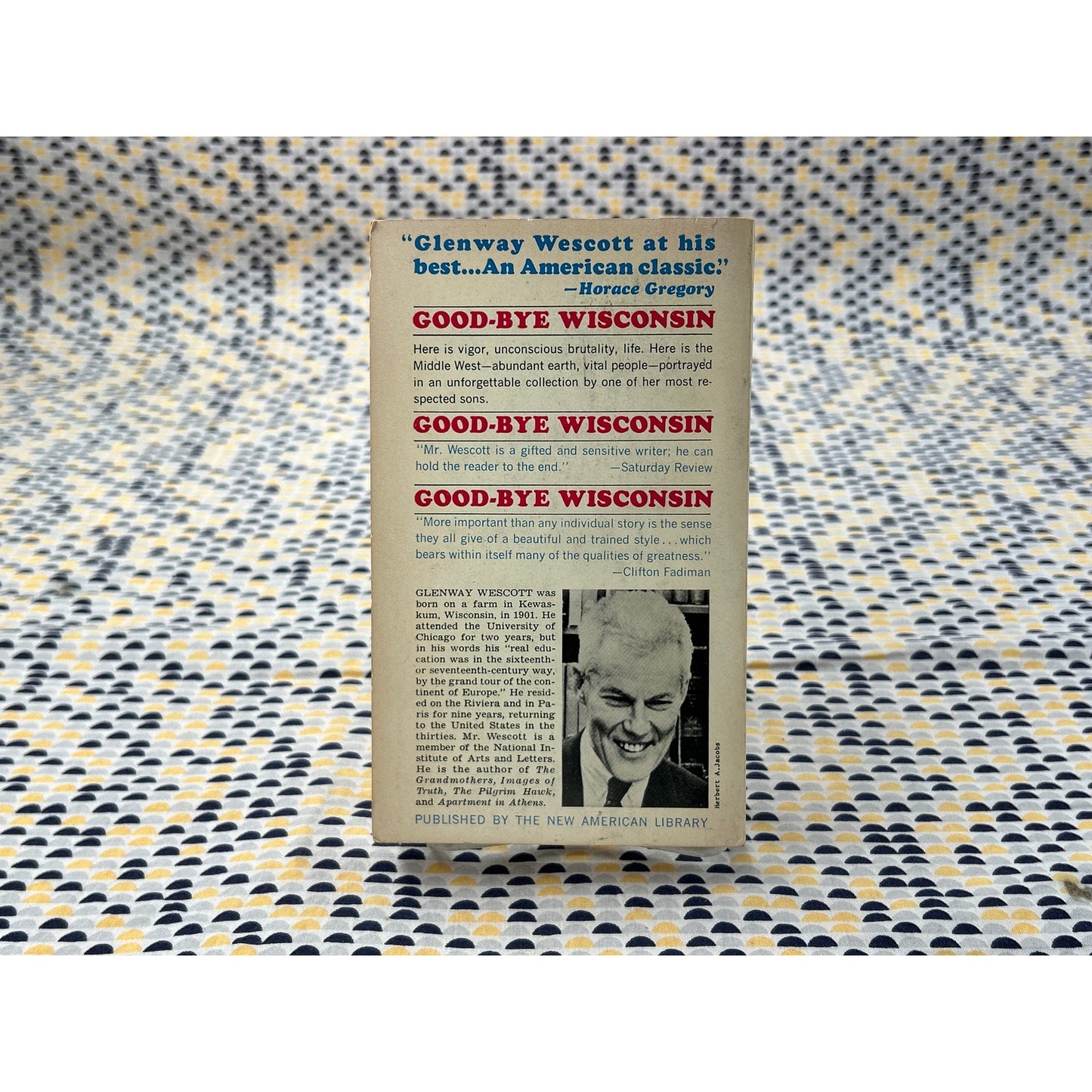 Goodbye Wisconsin - Glenway Wescott - Signet - Paperback