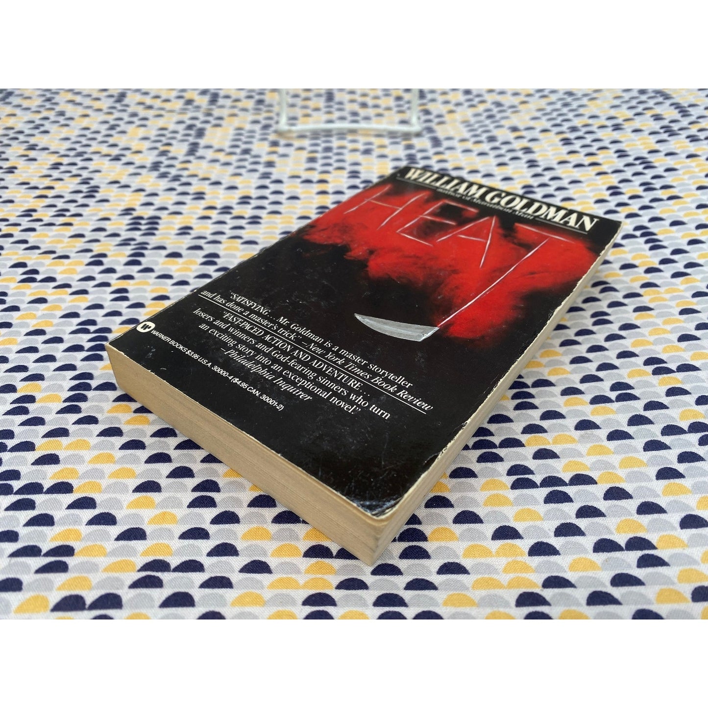 Heat - William Goldman - Vintage Paperback Book - Warner Books Edition