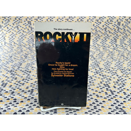 Rocky II - Sylvester Stallone - Movie Tie In - Vintage Paperback Book - Ballantine Edition