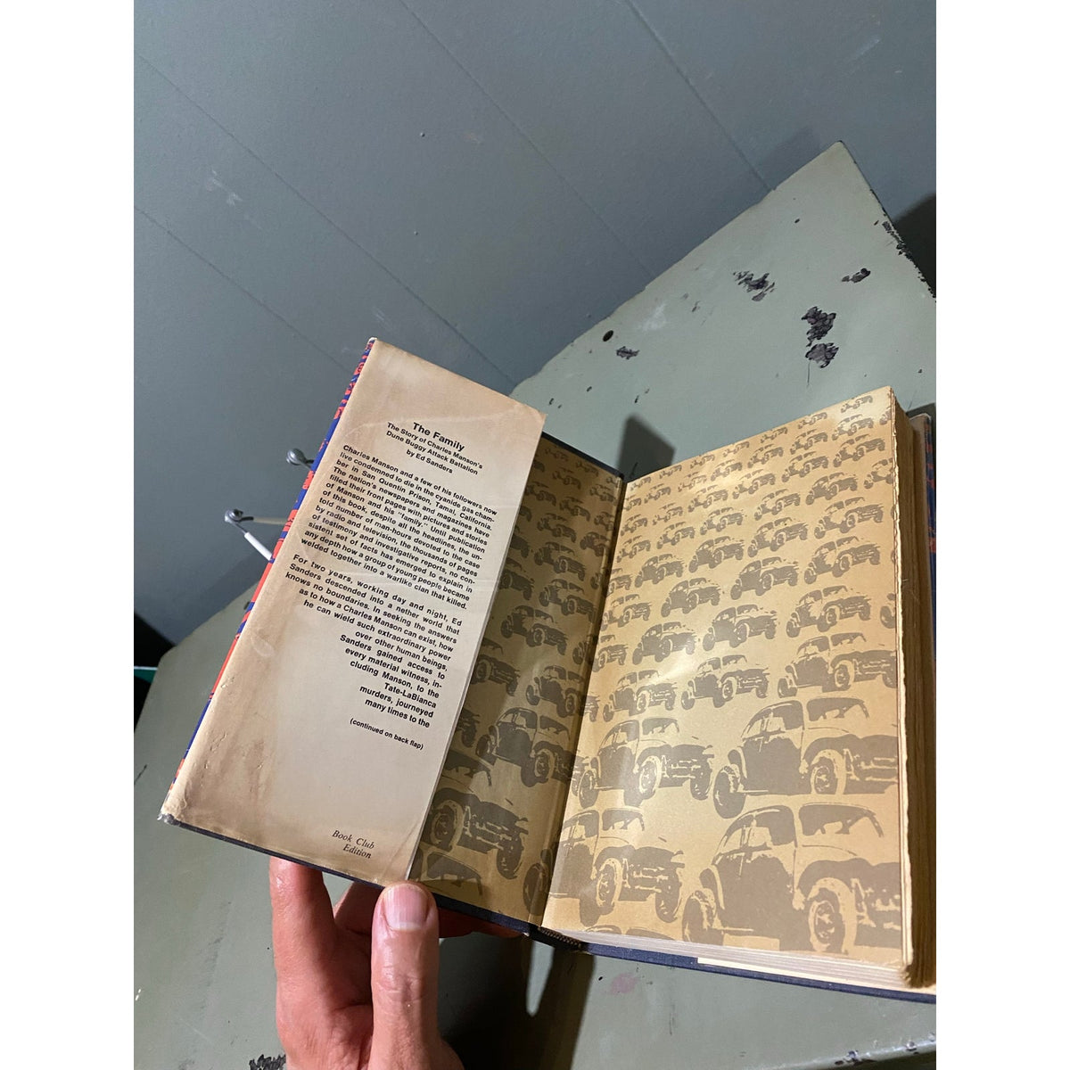 The Family - Ed Sanders - Vintage Hardcover Book - Club Edition - Charles Manson