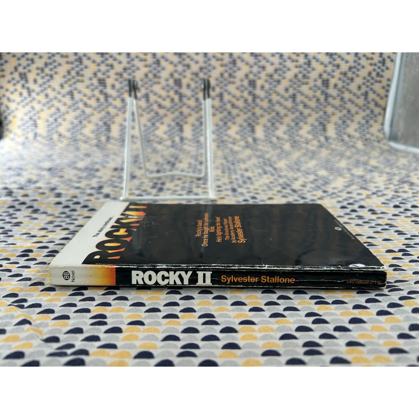 Rocky II - Sylvester Stallone - Movie Tie In - Vintage Paperback Book - Ballantine Edition