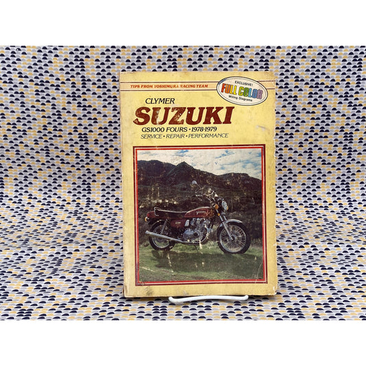 Clymer Suzuki: GS1000 Fours 1978-1979 - David Sales - Vintage Paperback Book - Clymer Publications Edition