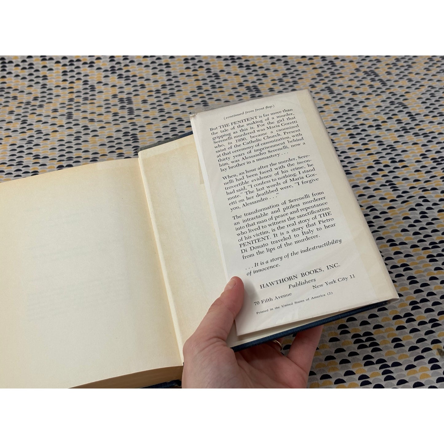 The Penitent - Pietro DiDonato - Hawthorn - Hardcover