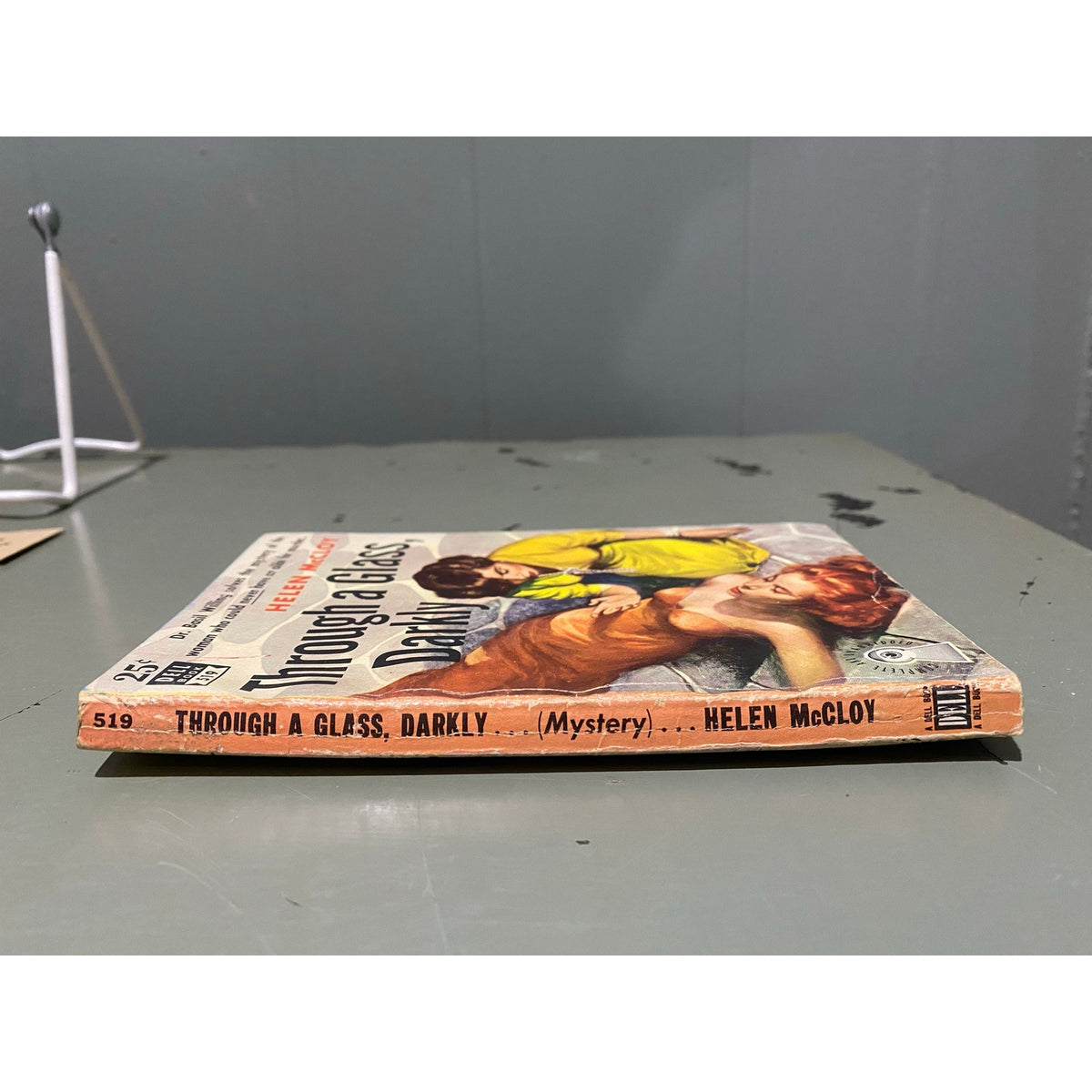 Through a Glass, Darkly , Helen McCloy - Dell Mystery 519 - Mapback - Vintage Paperbacks