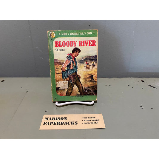 Bloody River - Paul Durst - Lion 178 - Vintage Paperbacks