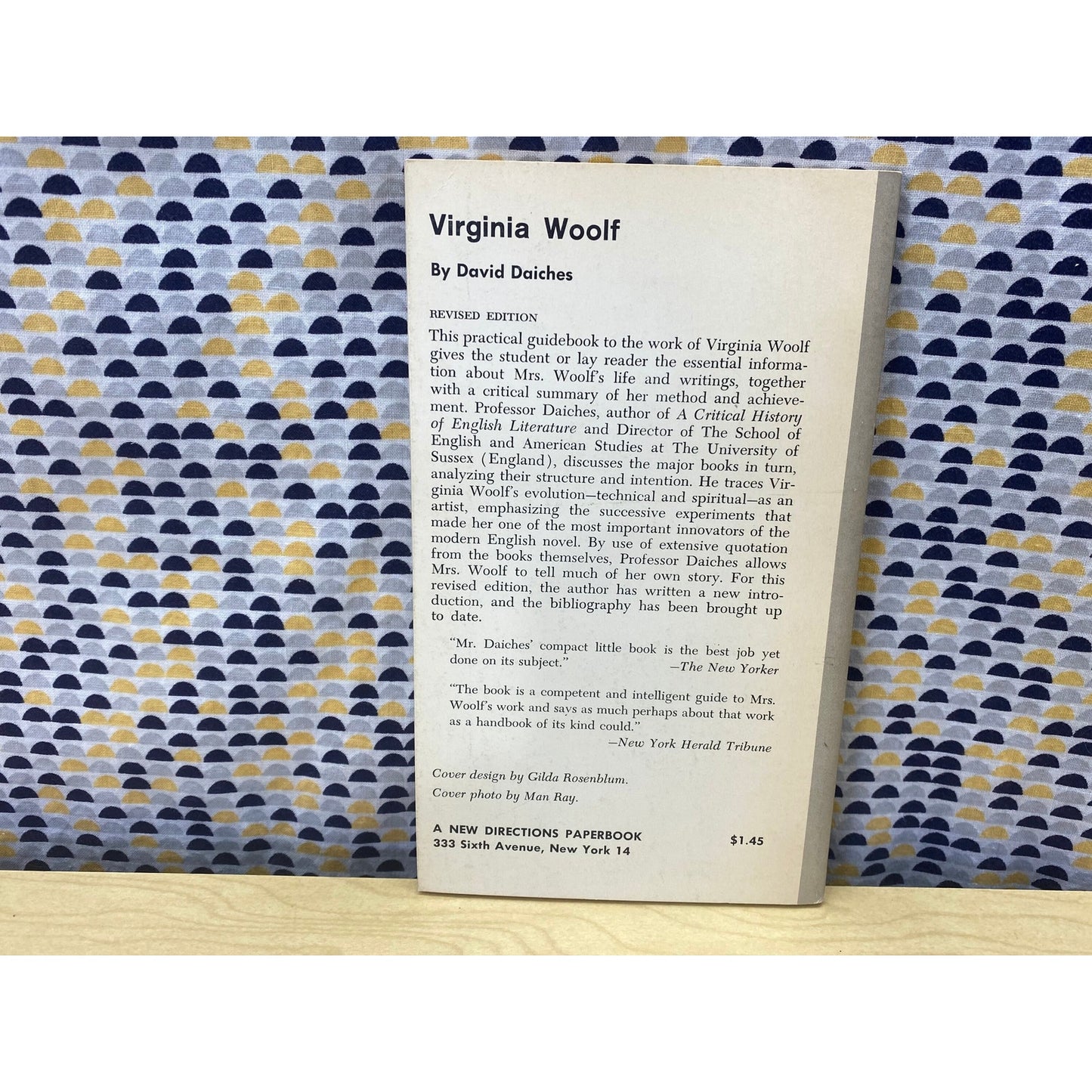 Virginia Woolf - by David Daiches - 1963 New Directions Edition
