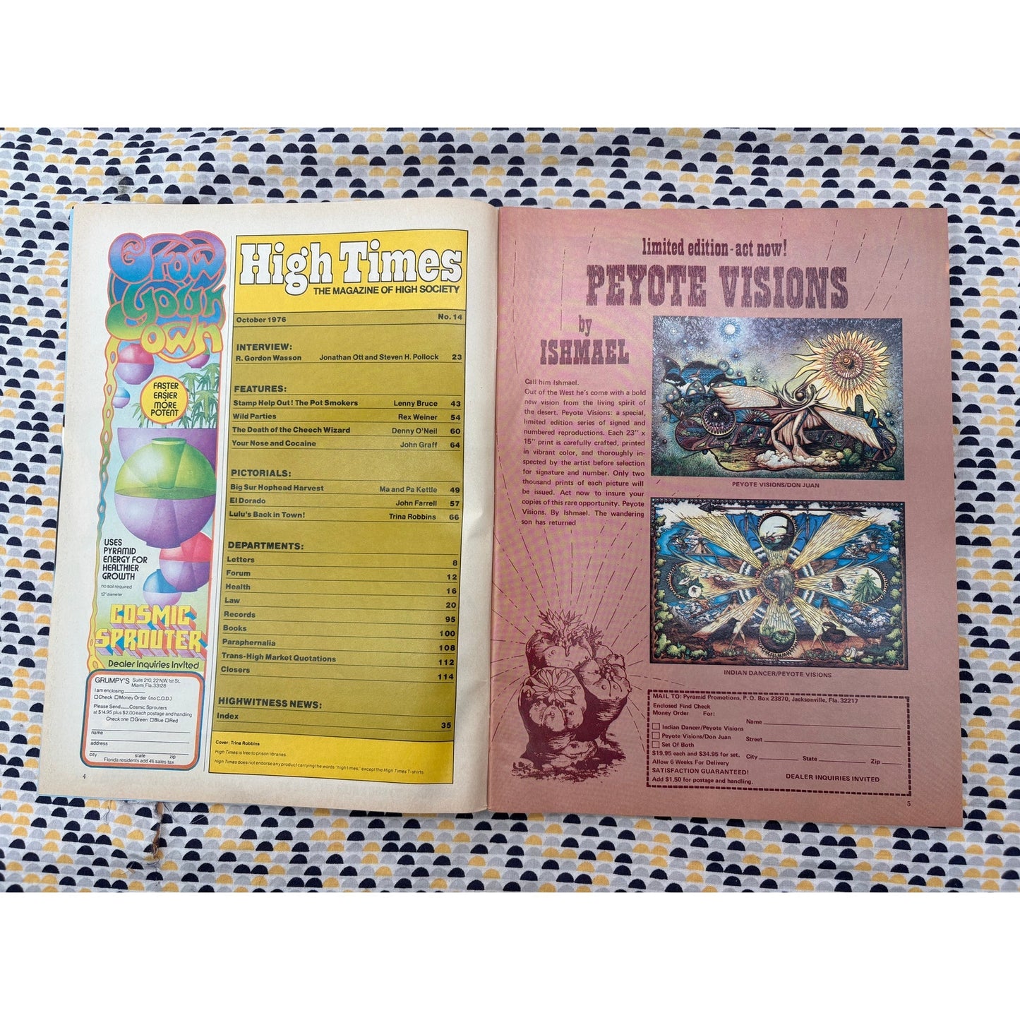 High Times Magazine - Vintage Drug Culture - October 1976