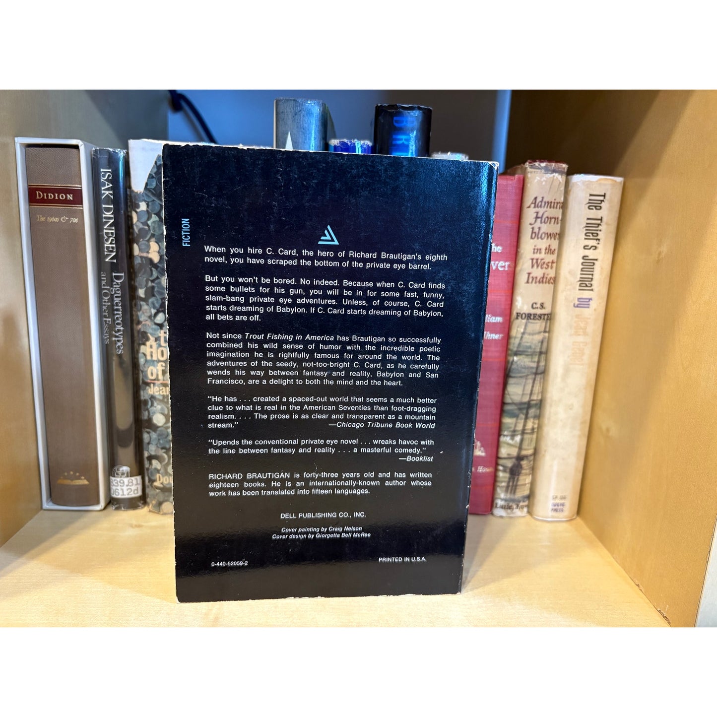 Dreaming of Babylon - A Private Eye Novel - Richard Brautigan - Delta Edition