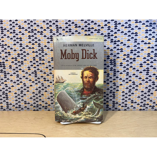 Moby Dick - Herman Melville - Vintage Paperback Book - 75 cent Airmont Edition