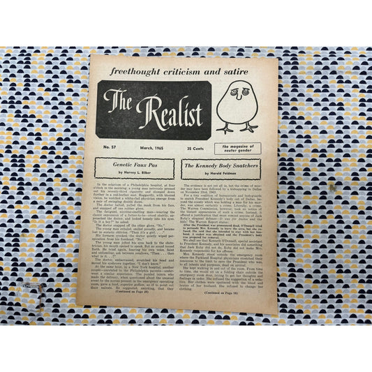 The Realist Magazine - Counterculture Newspaper - March 1965 - No. 57