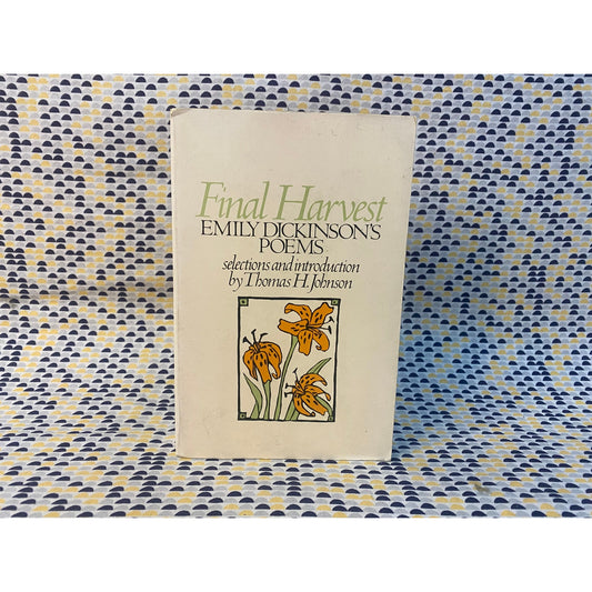 Final Harvest - Emily Dickinson Poems - Vintage Paperback - Little Brown and Co