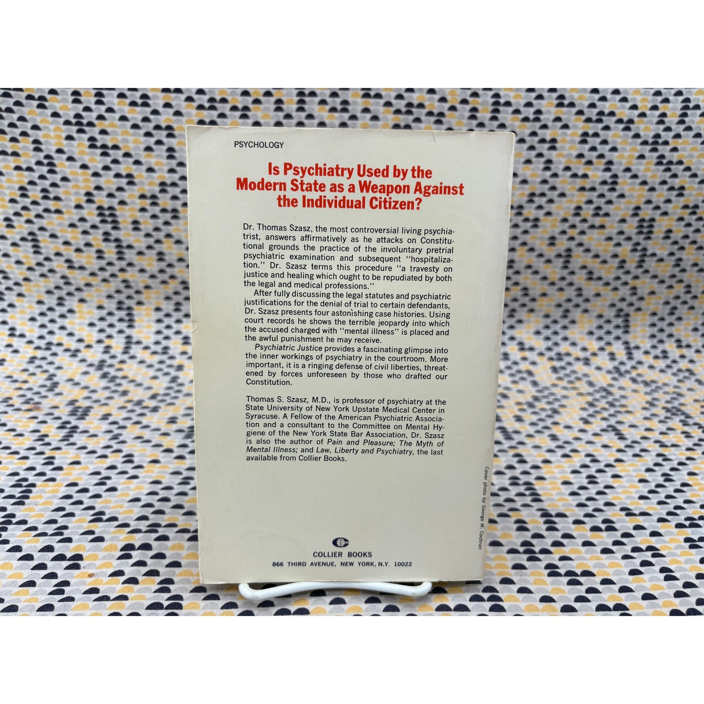 Psychiatric Justice - Thomas Szasz - Collier - Paperback
