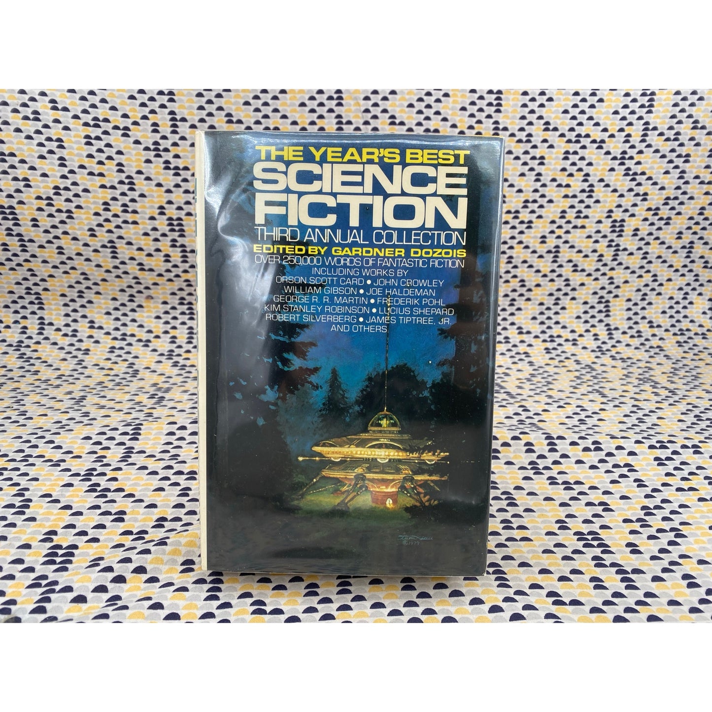 The Year's Best Science Fiction: 3rd Annual Collection - William Gibson, George RR Martin, Tiptree  - Gardner Dozois, editor -Hardcover BlueJay Edition