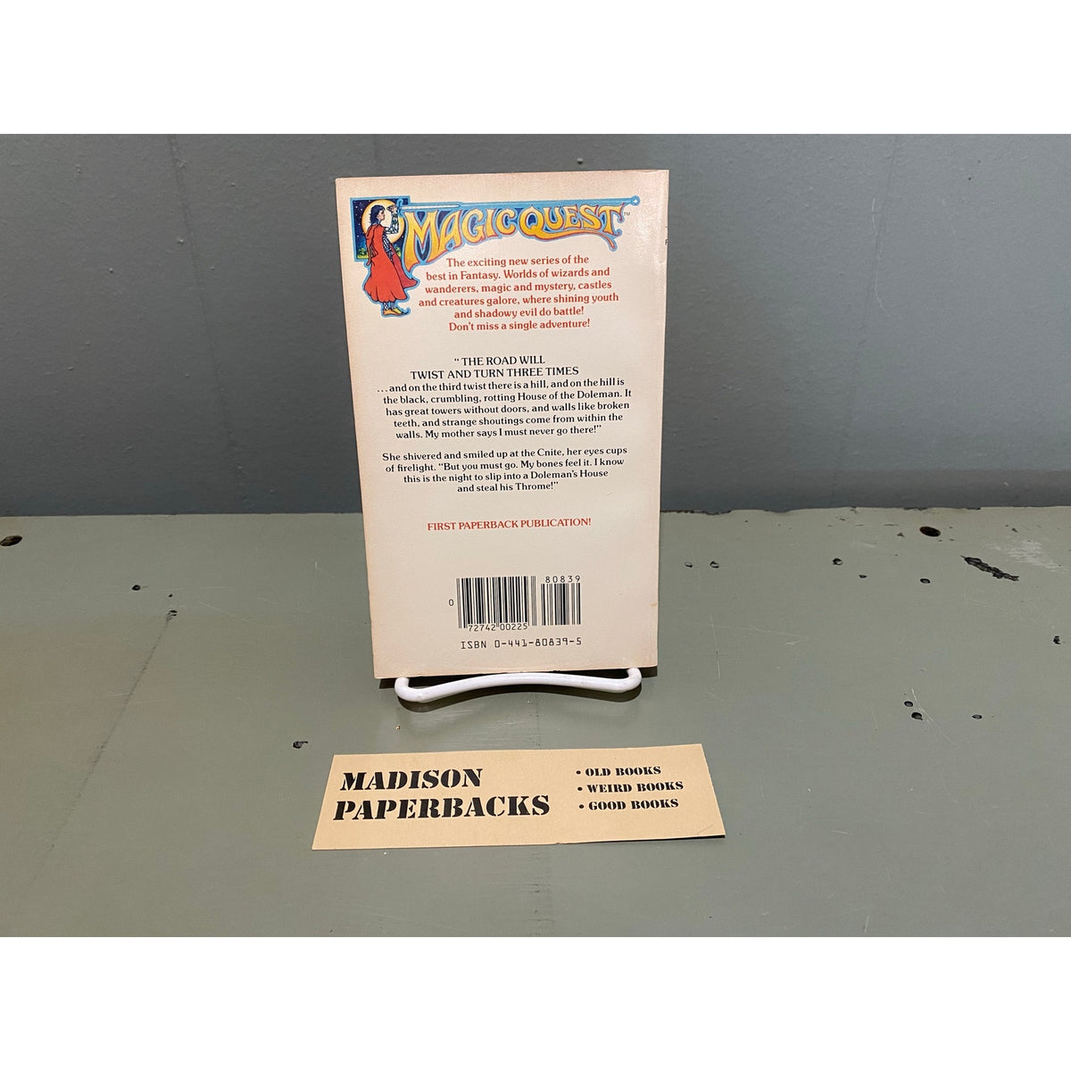 The Throme of the Erril of Sherill - Patricia McKillip - MagicQuest #1 - Tempo - Stephen Hickman cover - Paperback