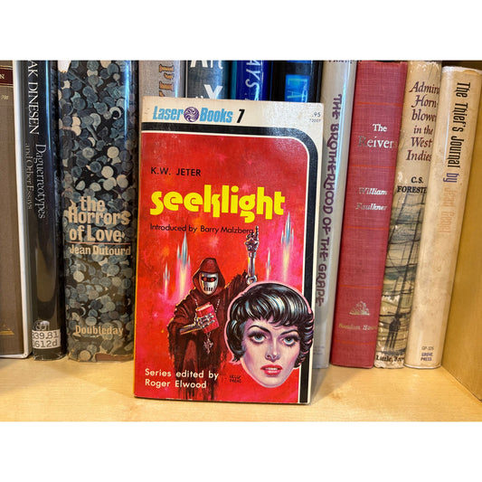 Seeklight - K.W. Jeter - Vintage Paperback - Laser Books - Kelly Freas Cover Art