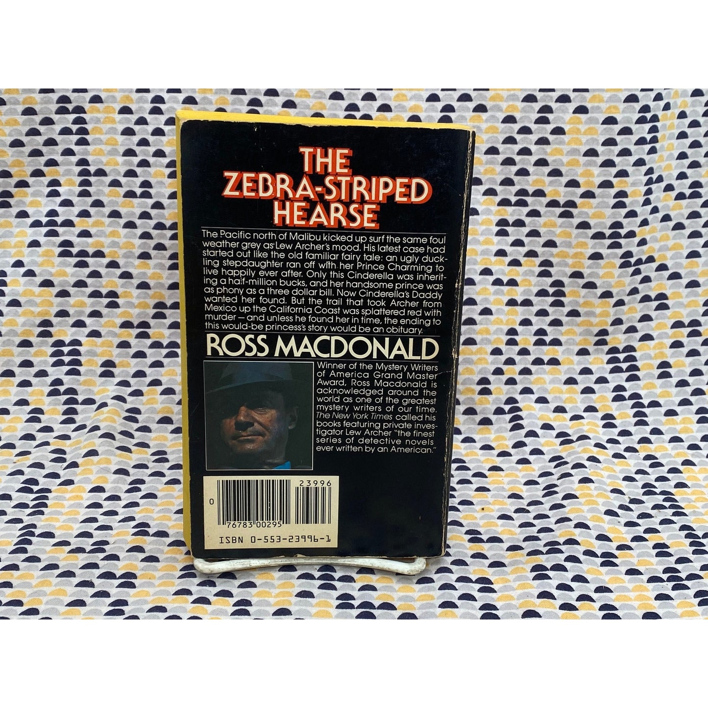 The Zebra-Striped Hearse - Ross Macdonald - A Lew Archer Novel - Vintage Paperback Book - Bantam Edition