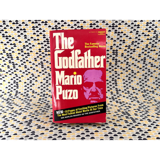 The Godfather - Mario Puzo - Vintage Paperback - Movie Tie-In - Fawcett Crest Edition