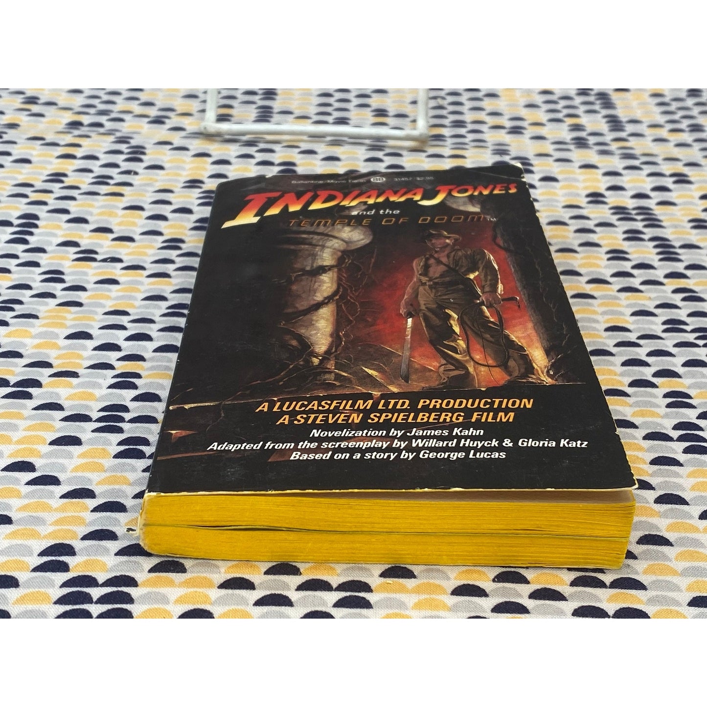 Temple of Doom - Indiana Jones - Movie Novelization - James Kahn - Vintage Paperback - Tie-In