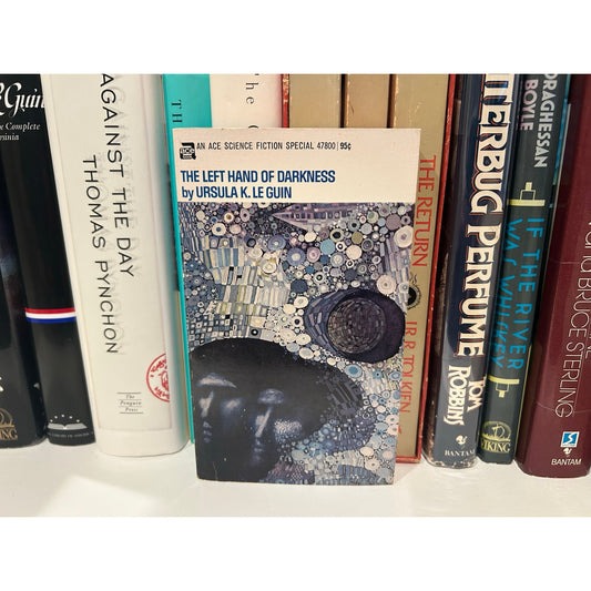 The Left Hand of Darkness - Ursula K. LeGuin - Vintage Paperback Book - Ace Science Fiction - True First Edition - Dillon Cover Art