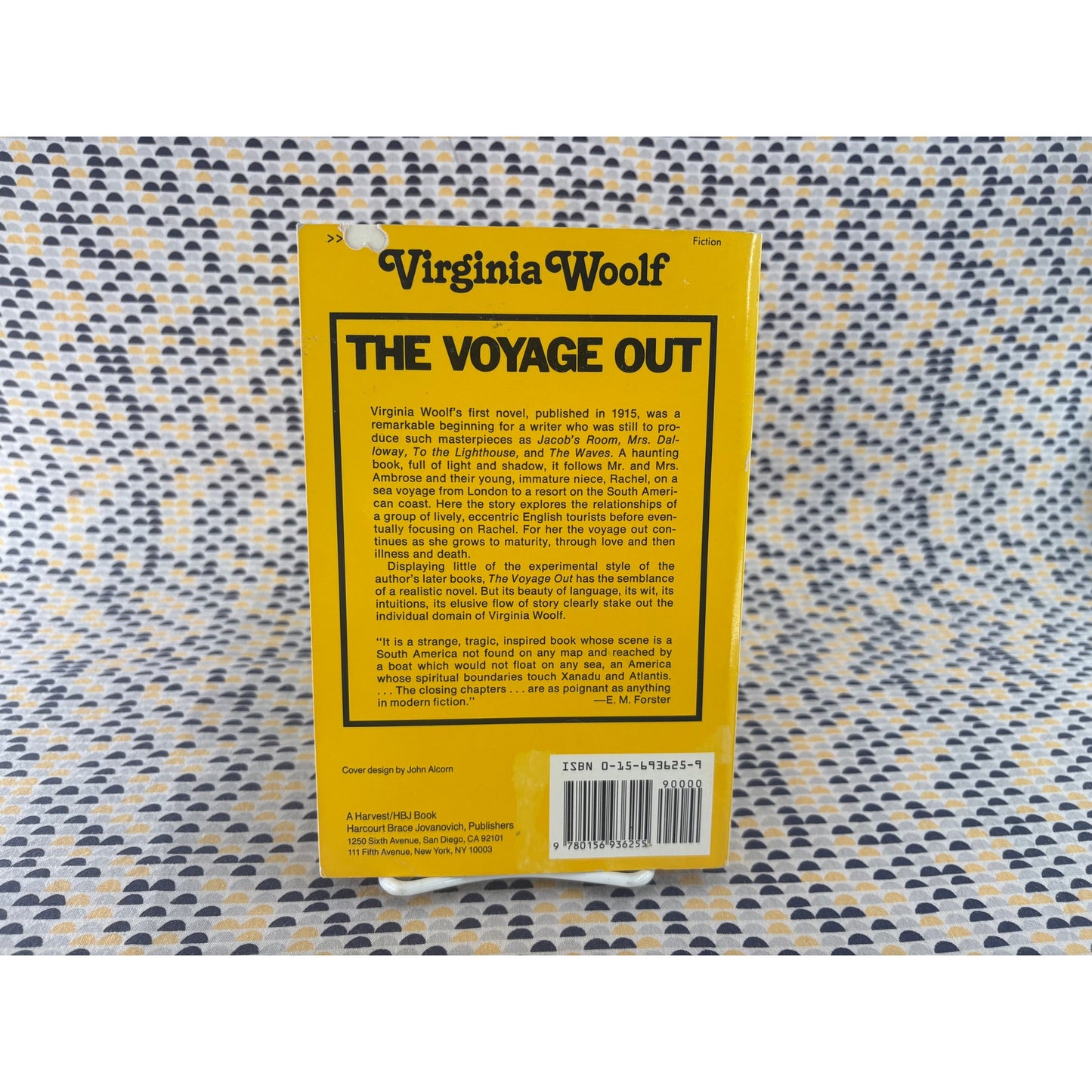 The Voyage Out - Virginia Woolf - Vintage Paperback Book - Harvest Books Edition