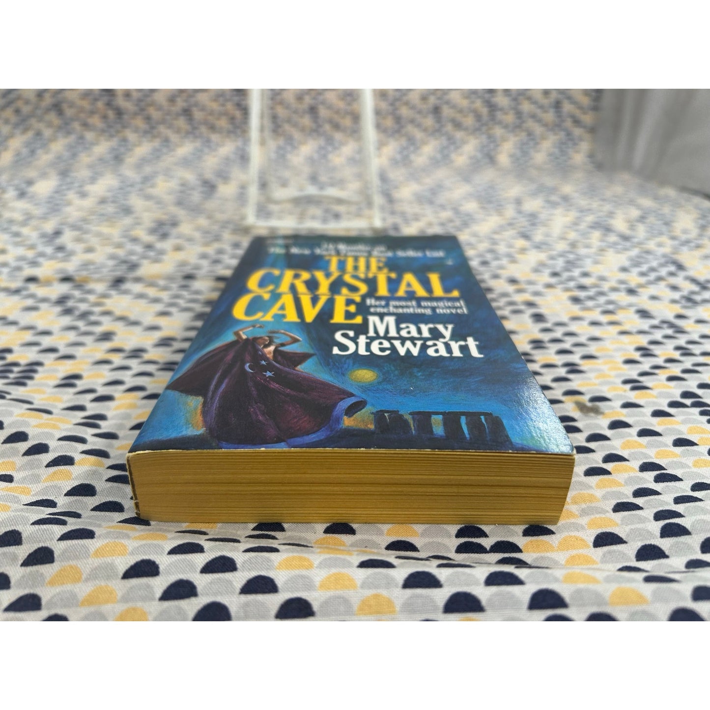 The Crystal Cave - Mary Stewart - Vintage Paperback Book - Fawcett Edition