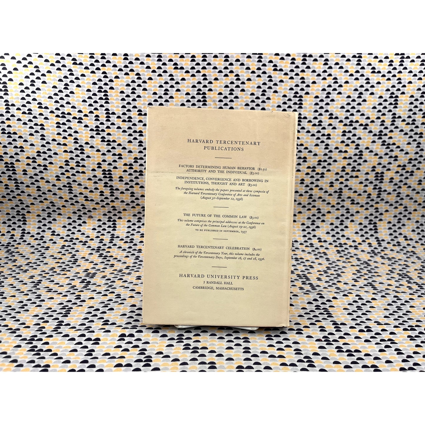 Factors Determining Human Behavior - Harvard Tercentenary Publications - Hardcover