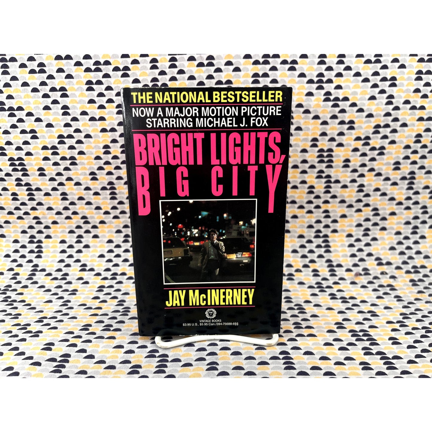 Bright Lights, Big City - Michael J. Fox - Jay McInerney - Movie Novelization - Vintage Paperback Book - Tie-In