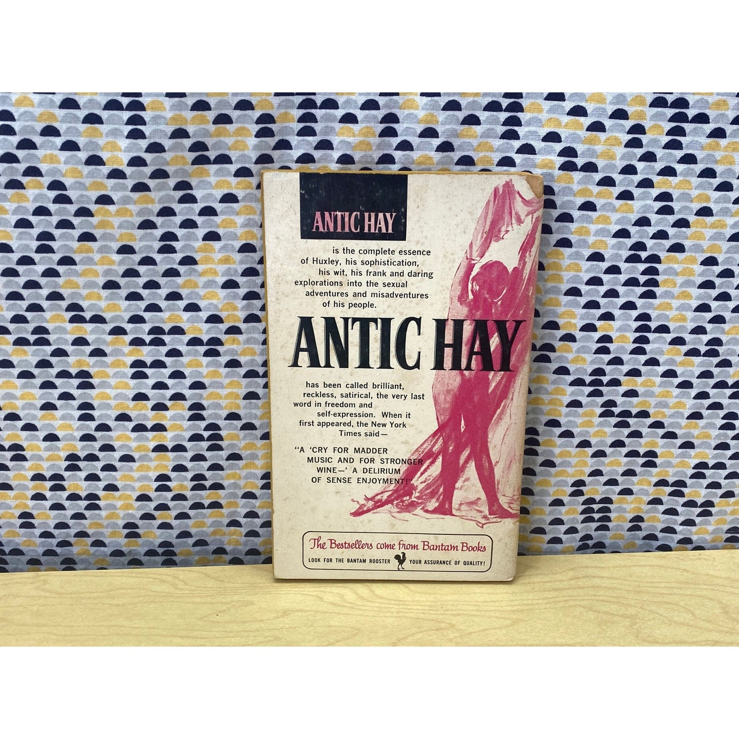 Antic Hay - Aldous Huxley - Vintage Paperback Book - 35 cent Bantam Books Edition