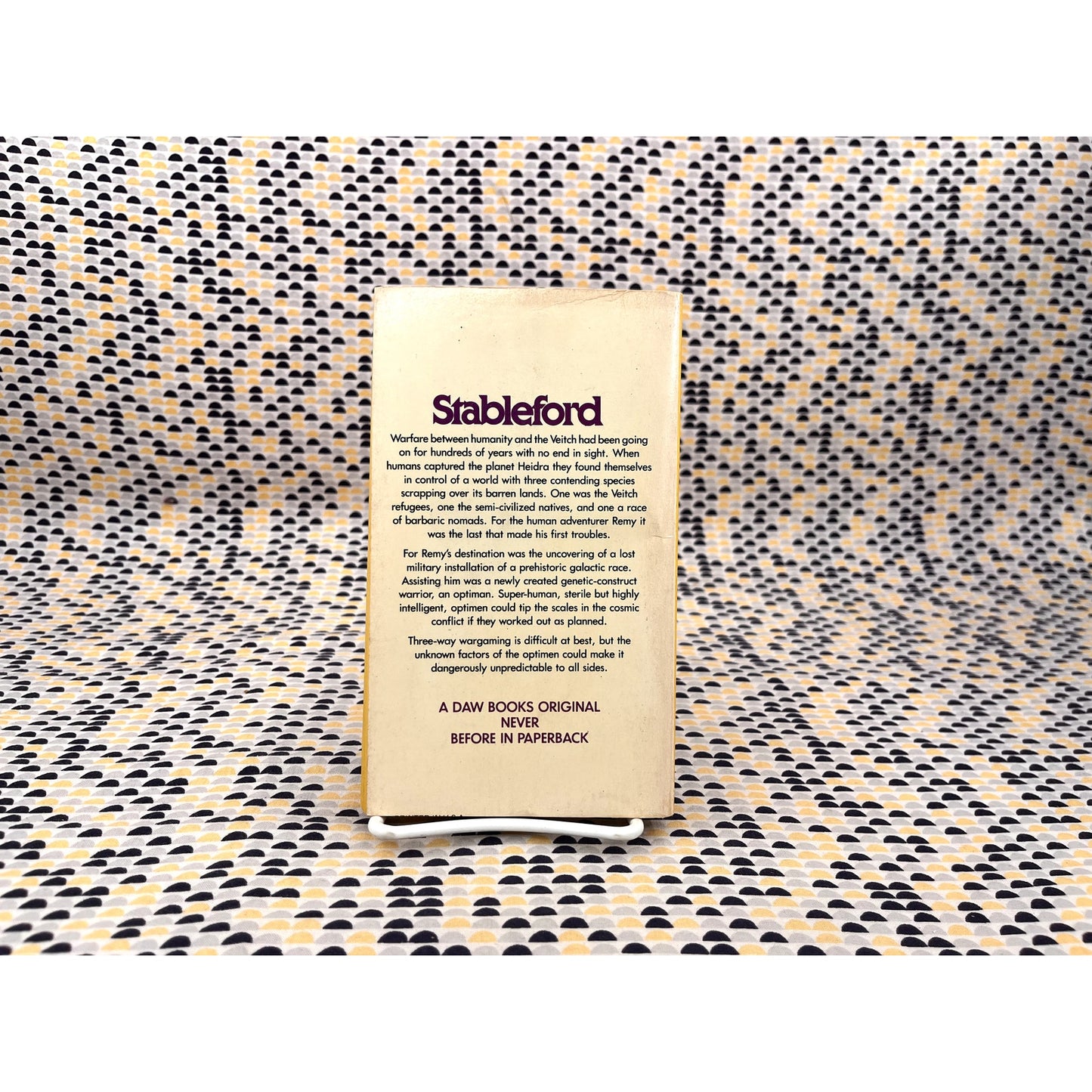 Optiman - Brian M. Stableford - Vintage Paperback Book - Daw Edition