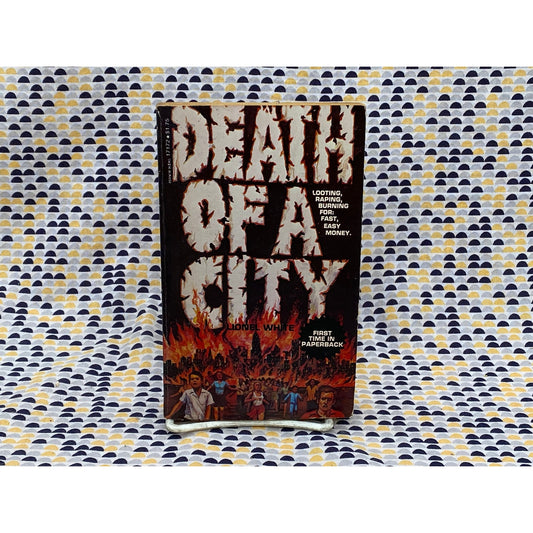 Death of a City - Lionel White - Vintage Paperback Book - Manor Books Edition