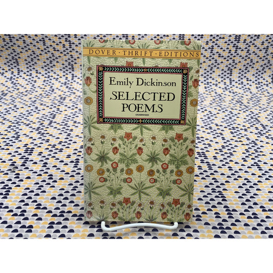 Emily Dickinson - Selected Poems - Vintage Paperback Book - Dover Thrift Edition