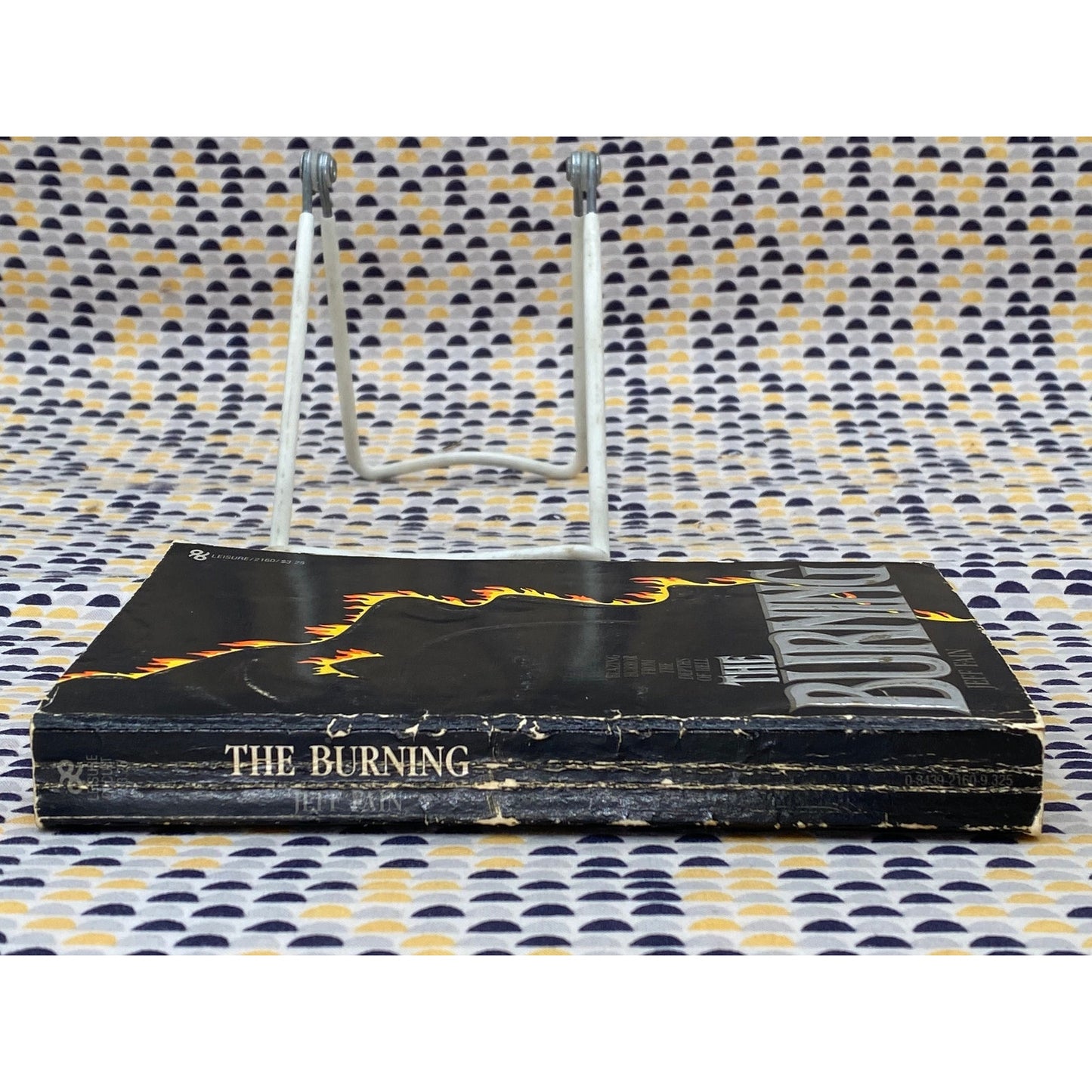 The Burning - Jeff Fain - Vintage Paperback Book - Leisure Books Edition