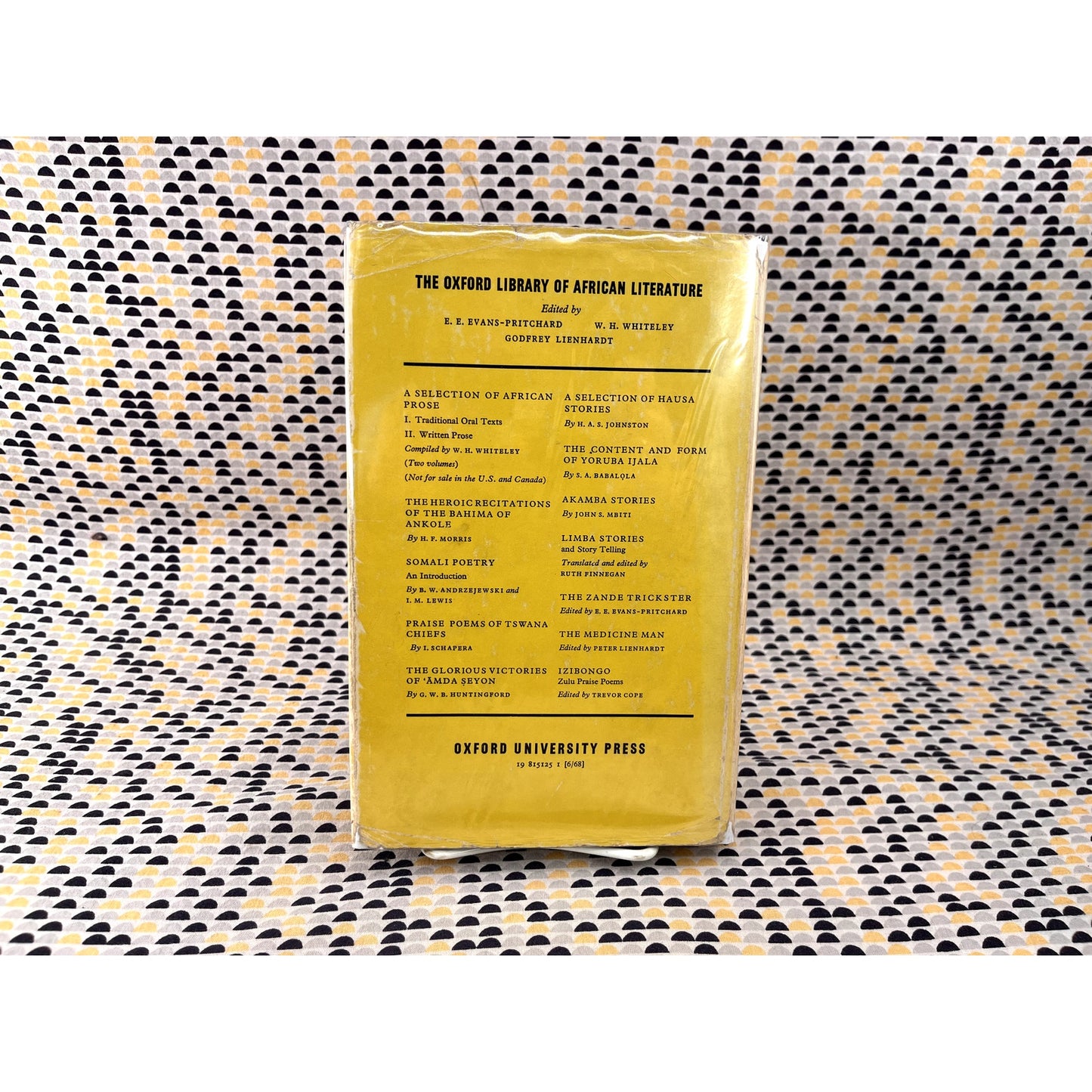 Shinquiti Folk Literature and Song - H. T. Norris - Oxford Library of African Literature - Hardcover