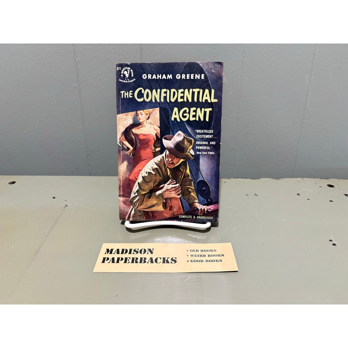 The Confidential Agent- Graham Greene - Bantam 971 - Vintage Paperbacks