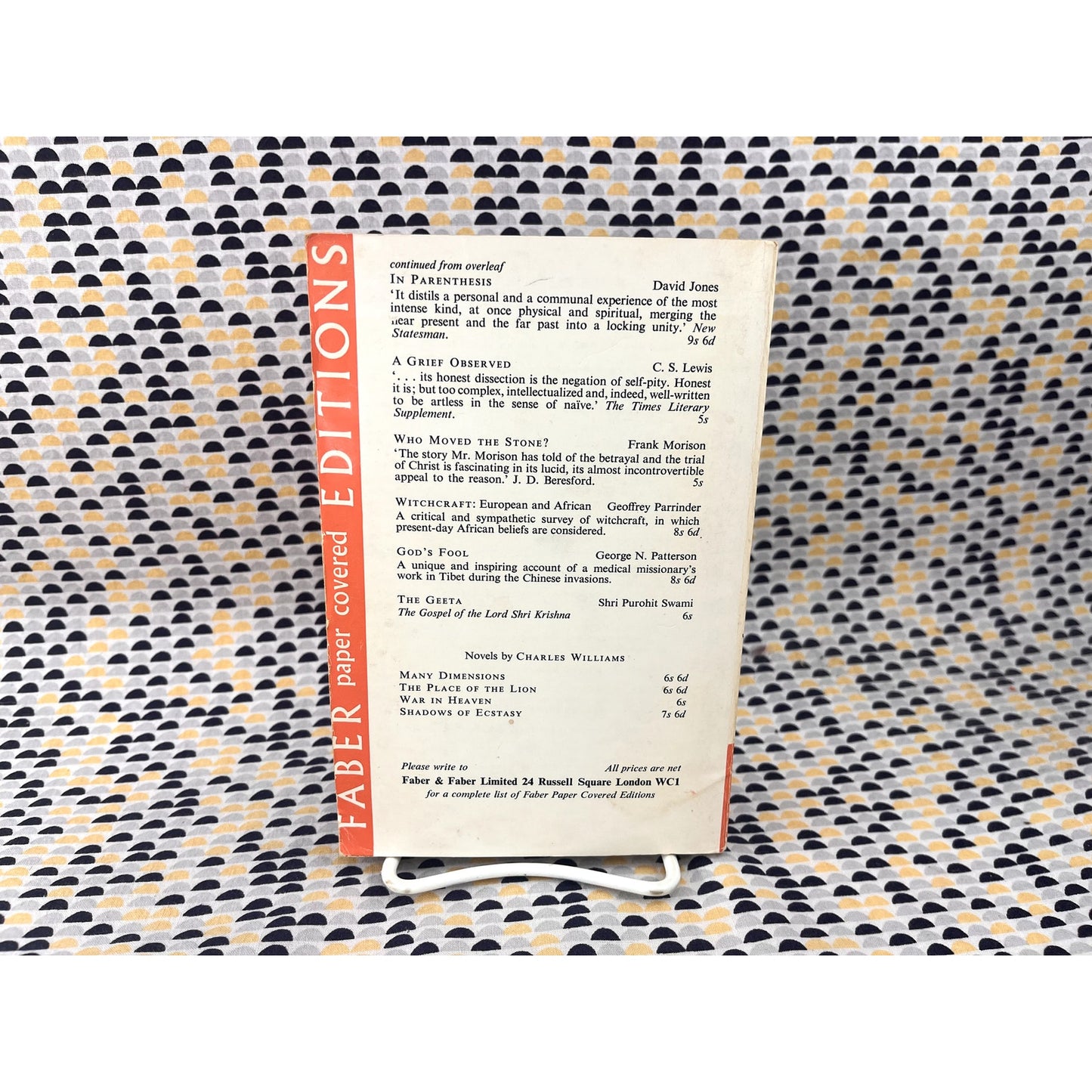 Markings - Dag Hammarskjold - Faber Paper Covered Editions - Paperback