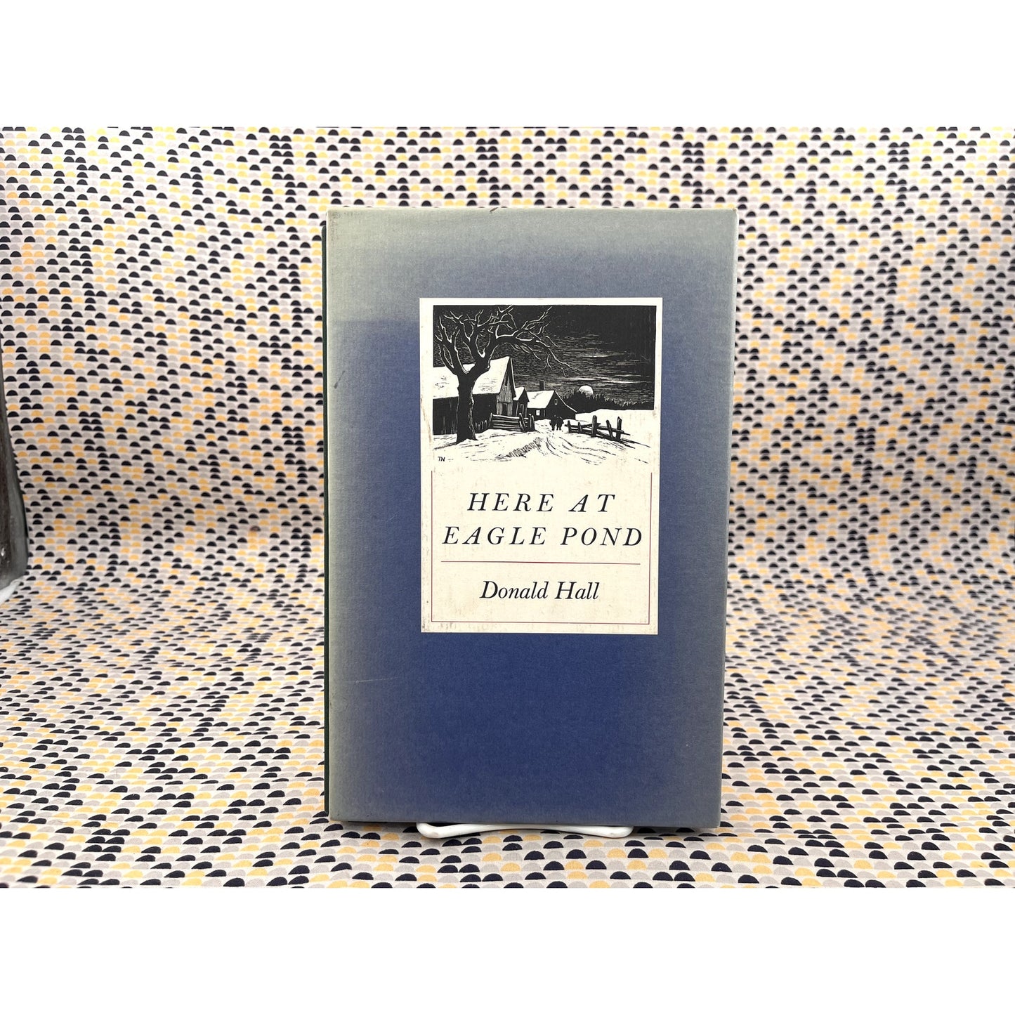 SIGNED COPY - Here At The Pond - Donald Hall - Ticknor & Fields Books - Hardcover