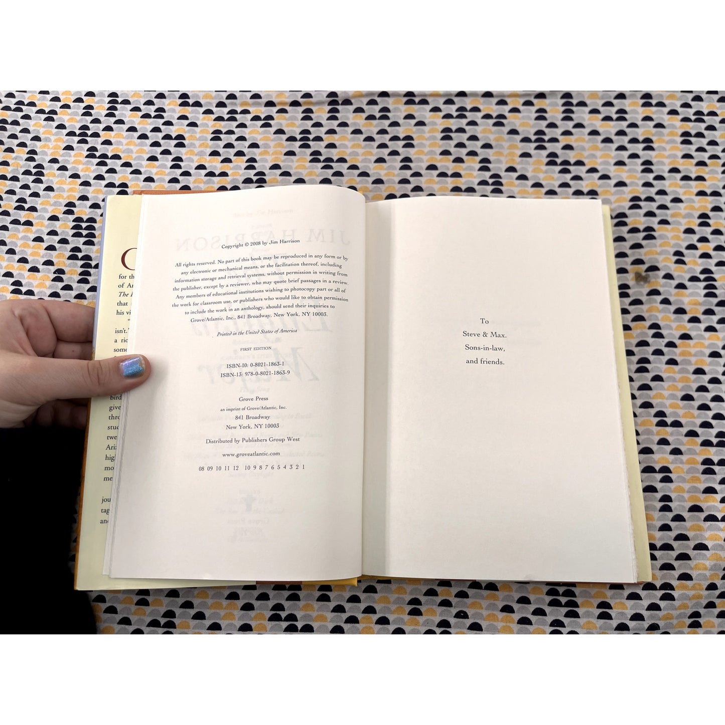 The English Major - Jim Harrison - Grove Press - Hardcover 1st Edition 1st Printing