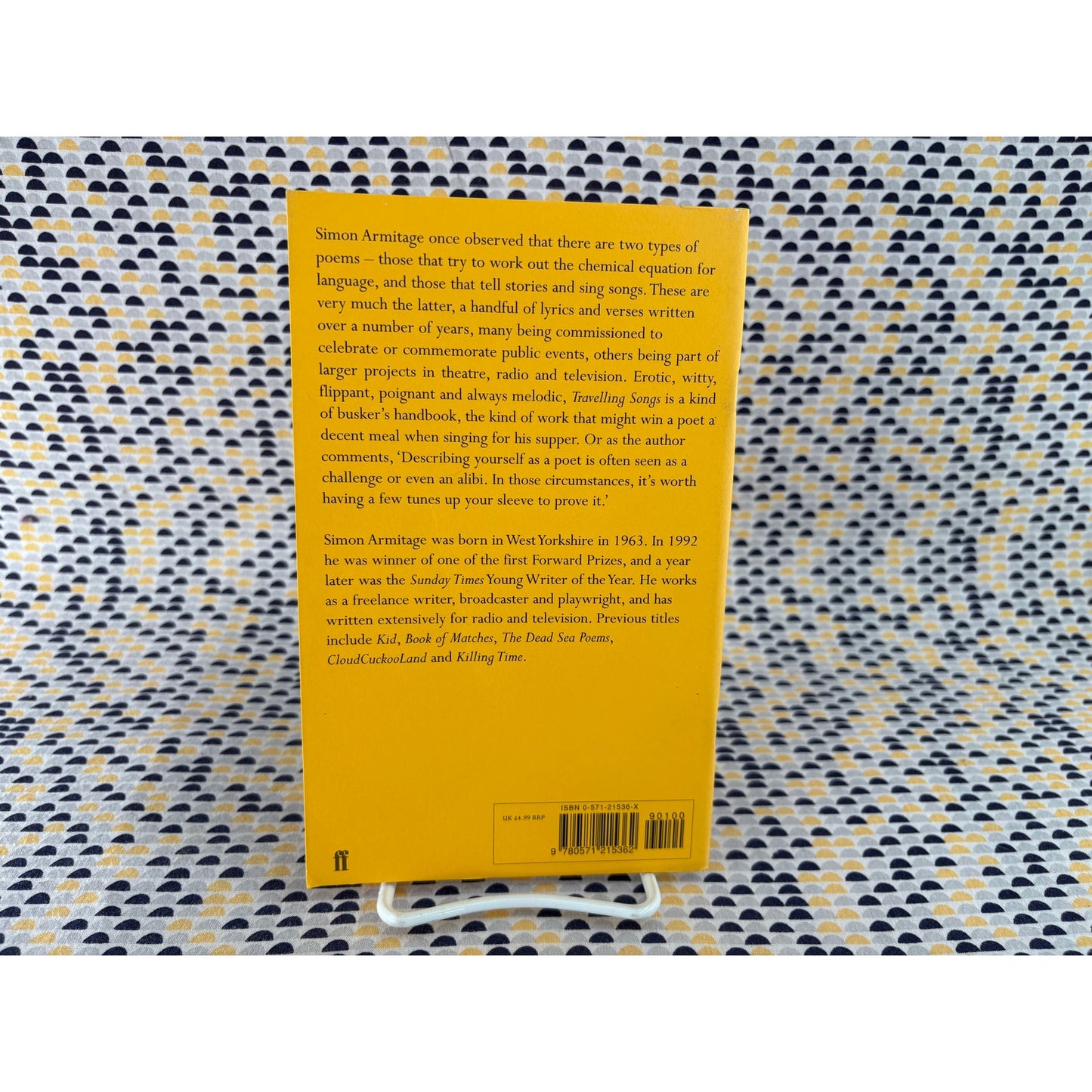 Travelling Songs - Simon Armitage - Faber & Faber - Paperback